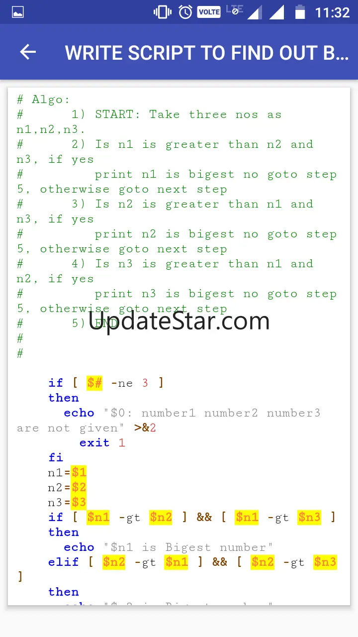 Linux Shell Script concepts -  1.0.2