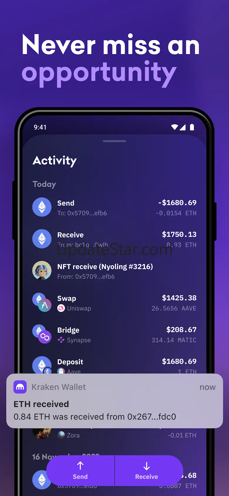 Kraken Wallet: Crypto & NFT 1.18.1 (29)