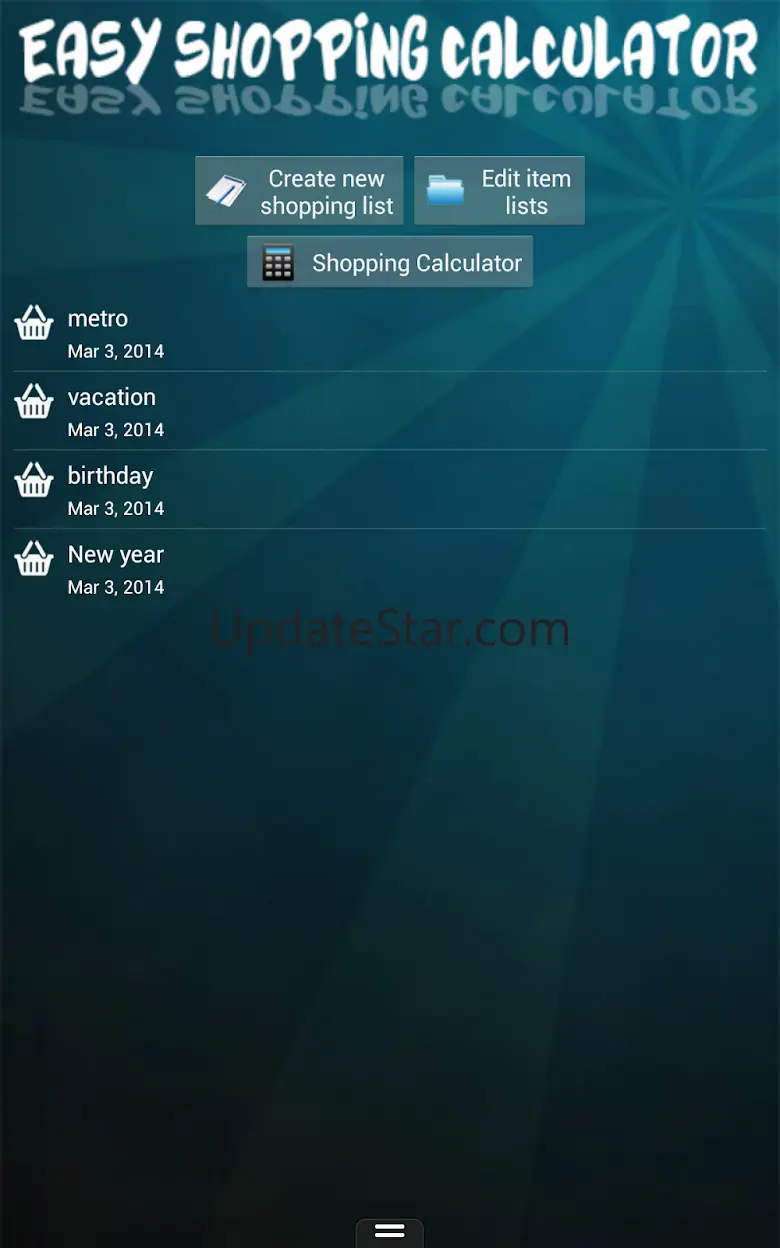 Easy Shopping Calculator 2.4