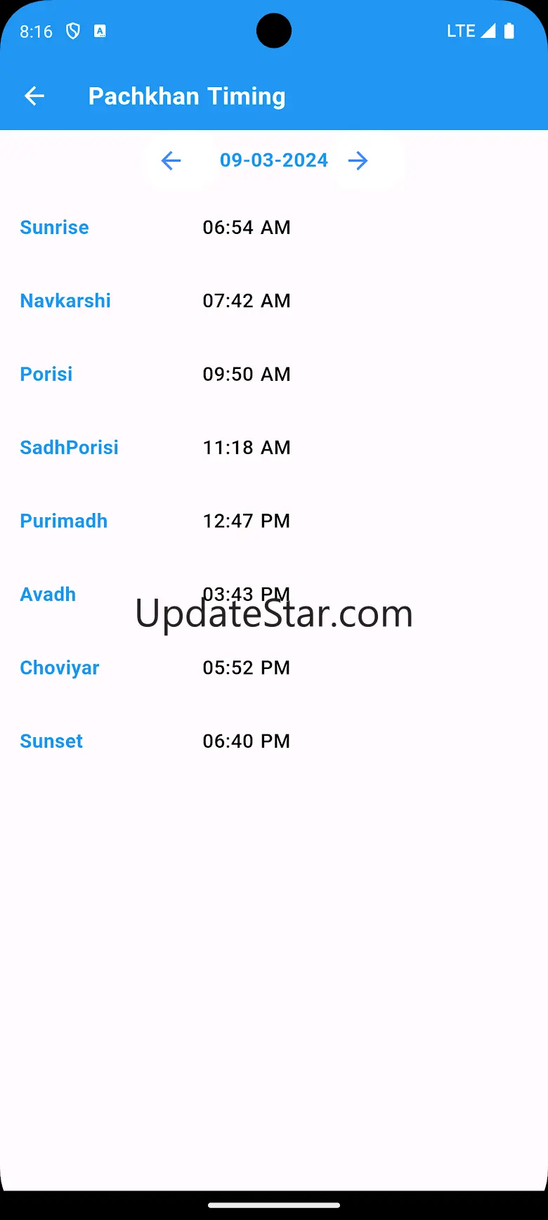 Jain Panchang 25.4.2