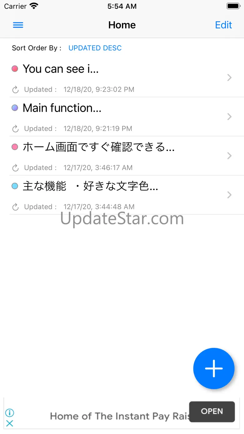 Widget Notepad 1.2.8