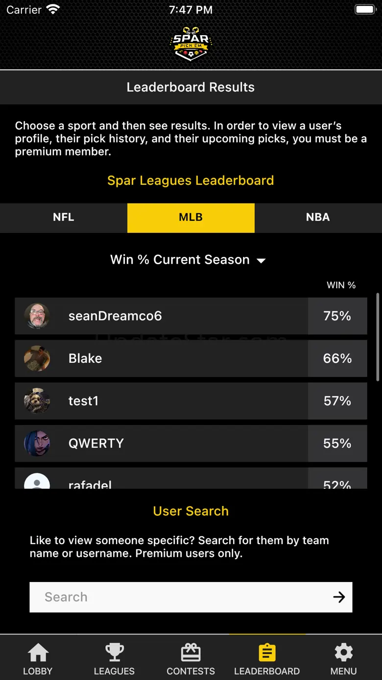 SPAR Pickem Leagues & Contests 1.0.3