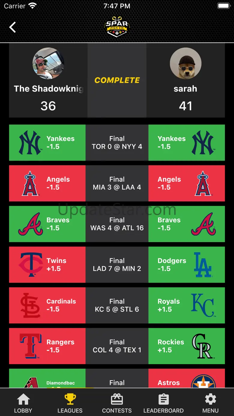 SPAR Pickem Leagues & Contests 1.0.3