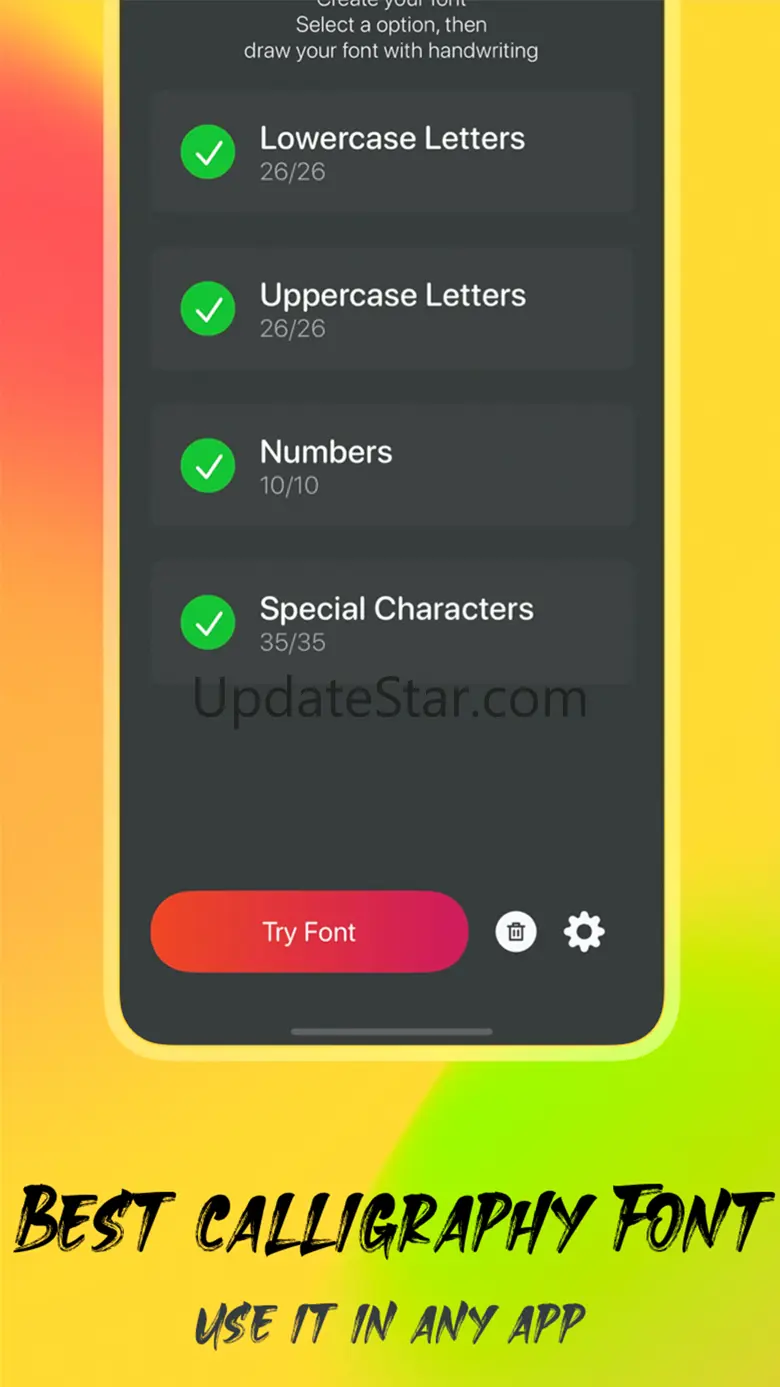 Font Maker Handwriting 1.5