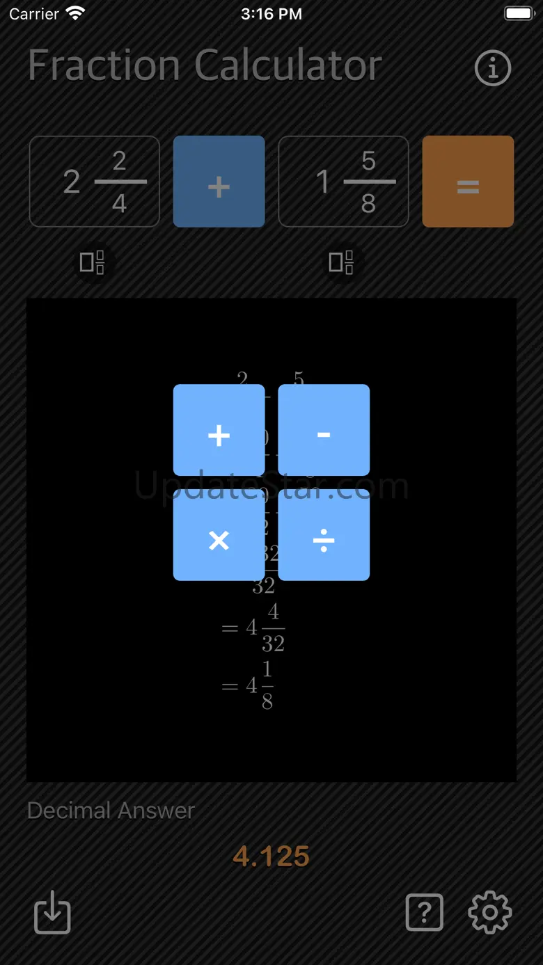 Fraction Calculator - Math 1.0