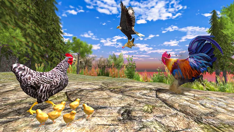 Wild Rooster Chicken Simulator 1.4