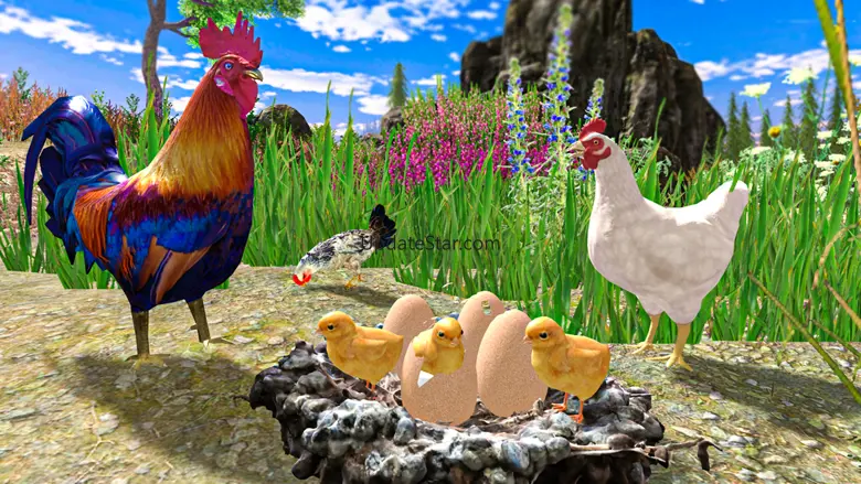 Wild Rooster Chicken Simulator 1.4