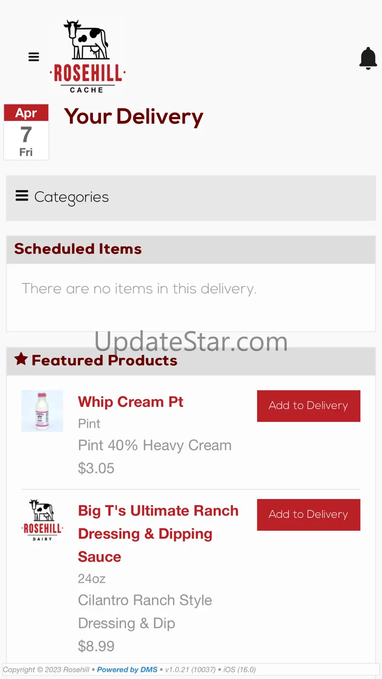 Rosehill Dairy – Cache 1.0.30