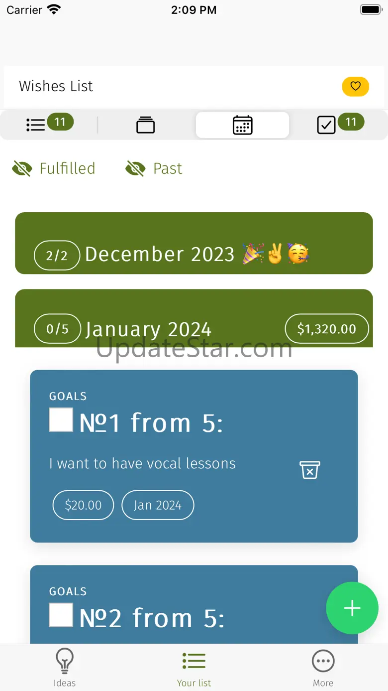 100 wishes list 5.1