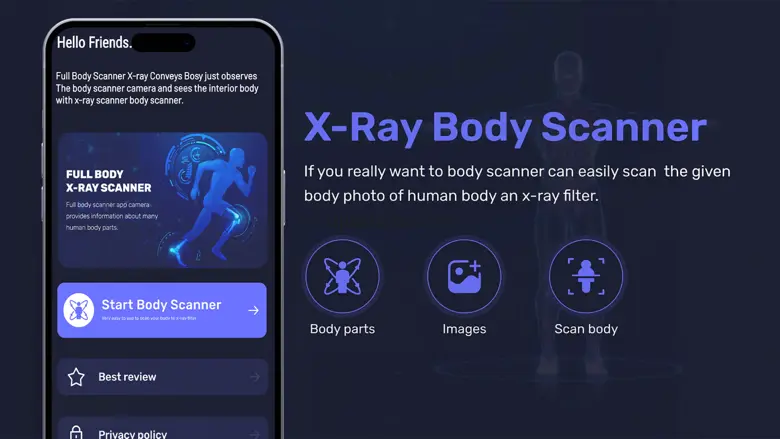 Xray Scanner Body App 1.0