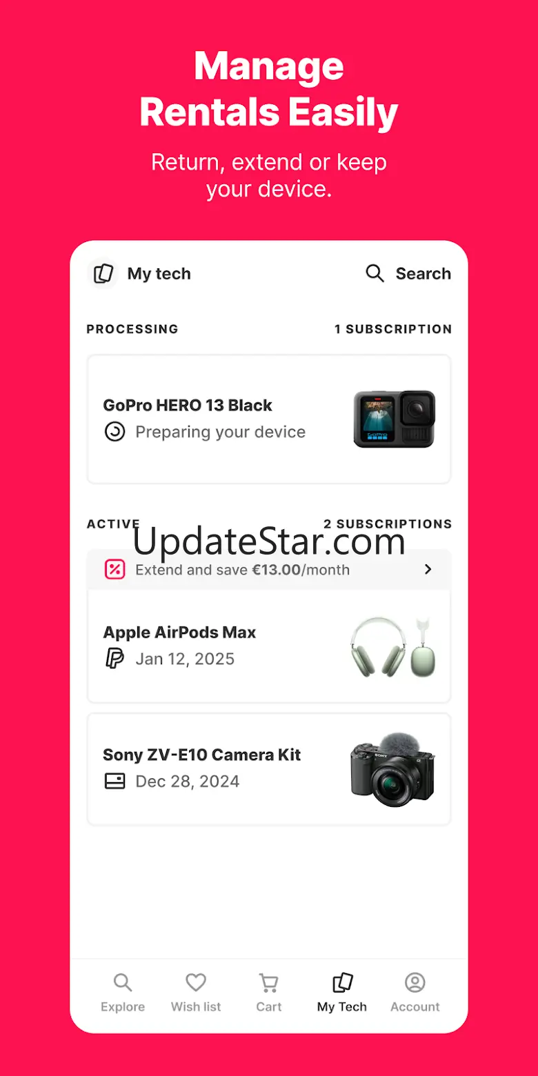 Grover - rent tech flexibly 3.6.2