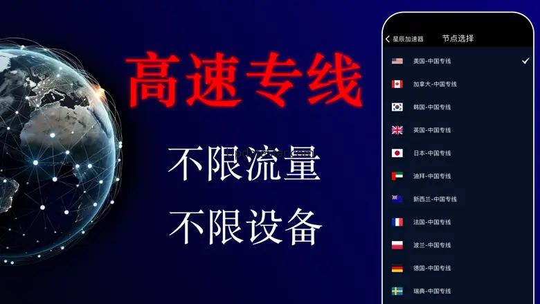 星辰加速器-VPN网络极速加速器 1.2