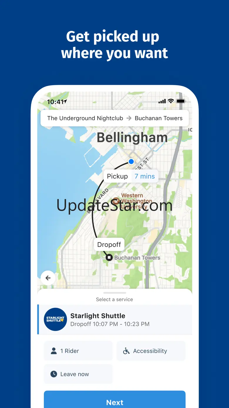 WWU Starlight Shuttle 3.28.95