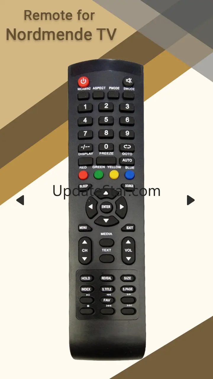 Remote for Nordmende TV 2.7