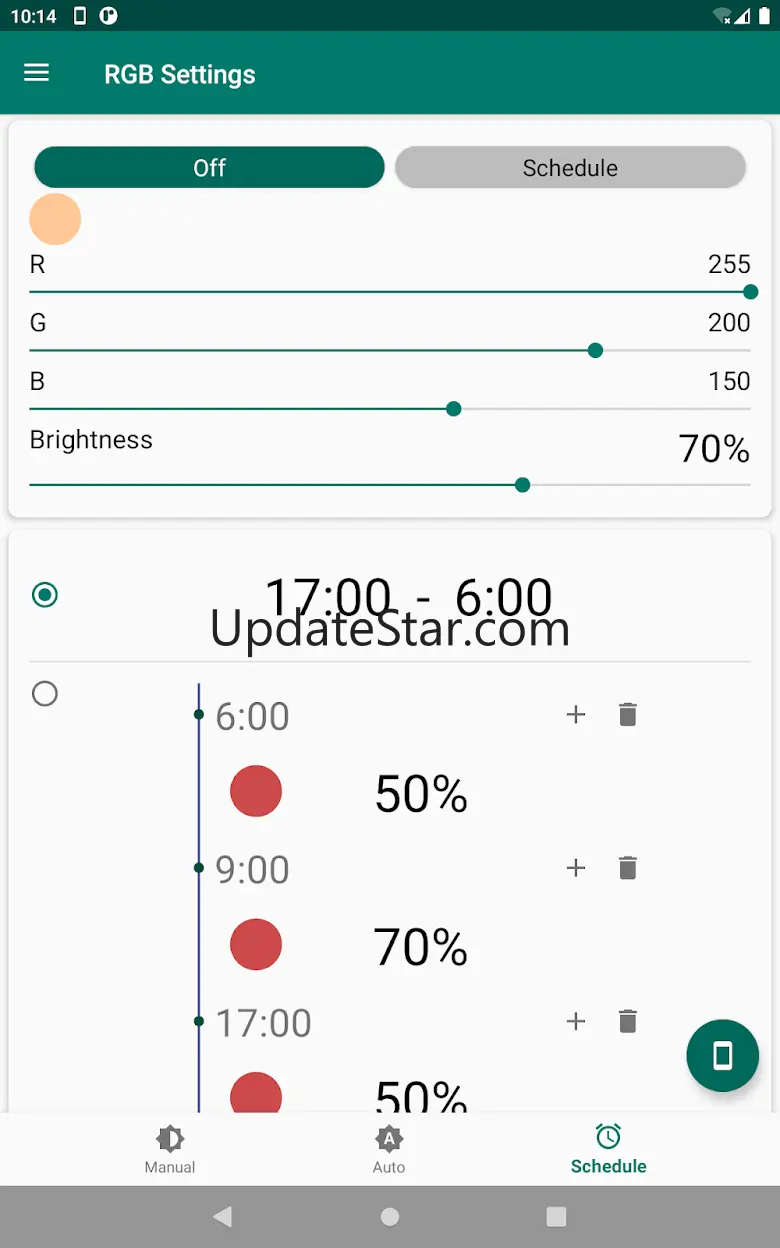 RGB Settings 6.1.2