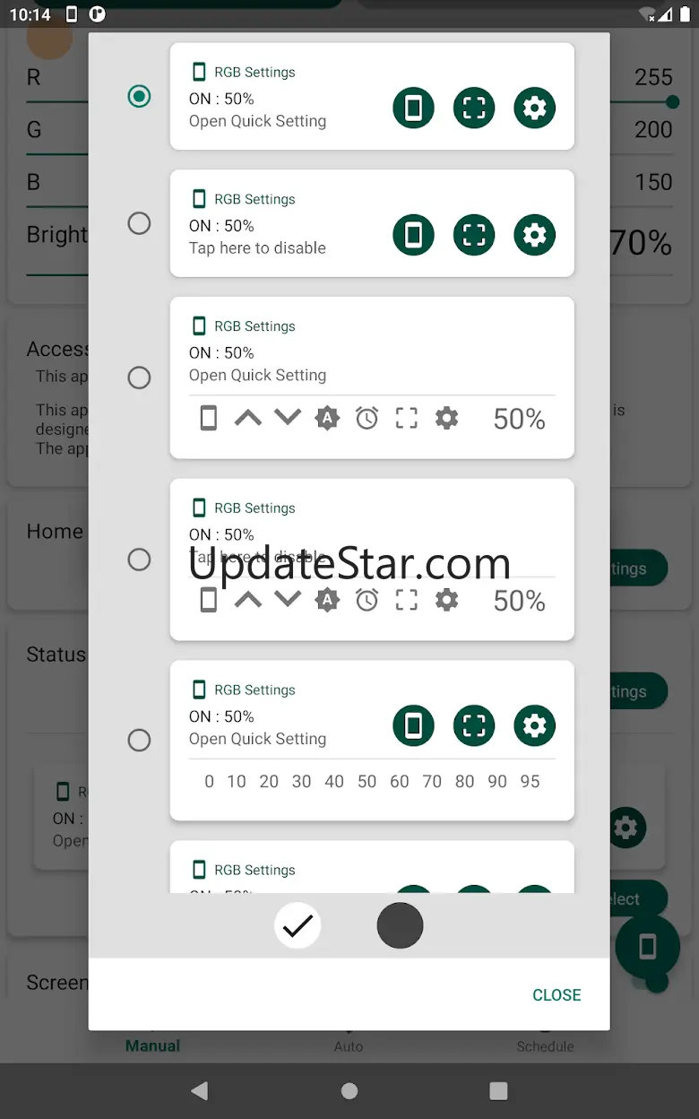 RGB Settings 6.1.2