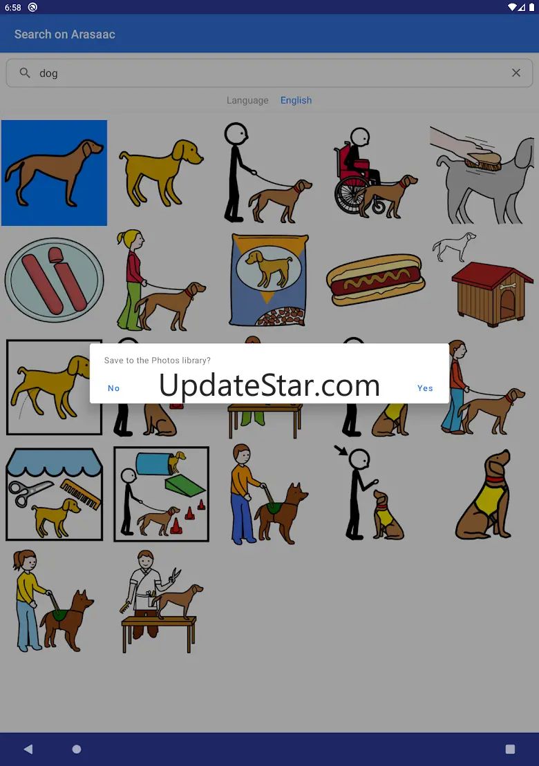 Search on Arasaac 1.0.2