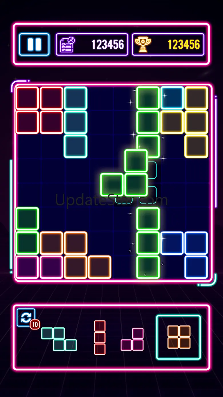 Block Neon Master: Puzzle Game