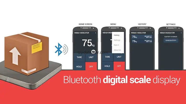 Weight display bluetooth scale 1.1