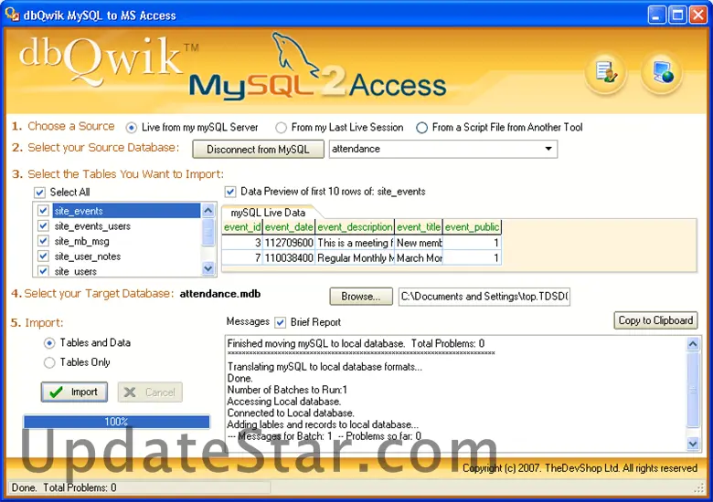 dbQwikMySQL2Access 1.2.0.1