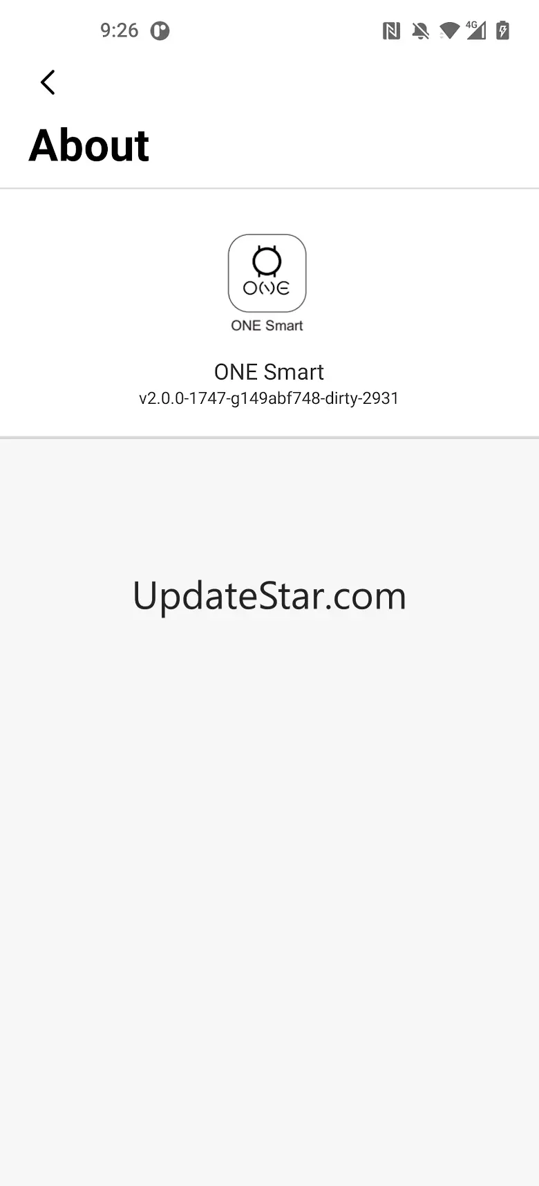 ONE Smart v2.6.0-326-g5299aaad22