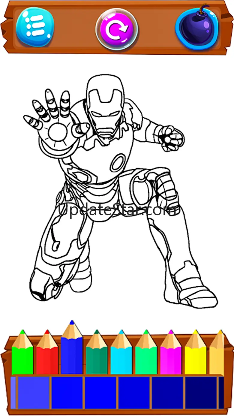 Super Hero Cartoons Coloring 1.0.5