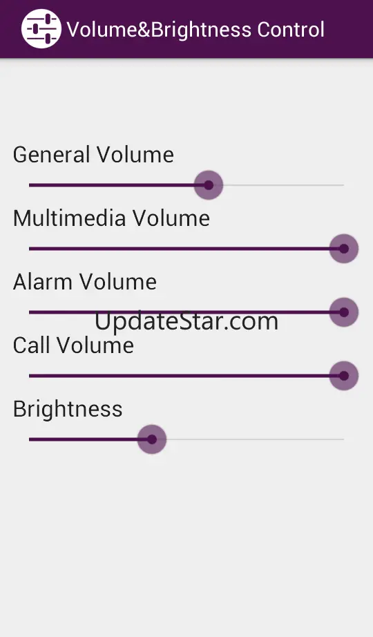 Volume & Brightness Control 1.4