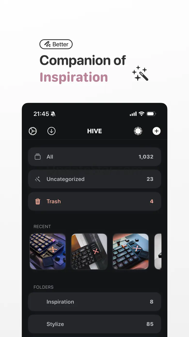 Hive: Capture Inspiration 1.2.0