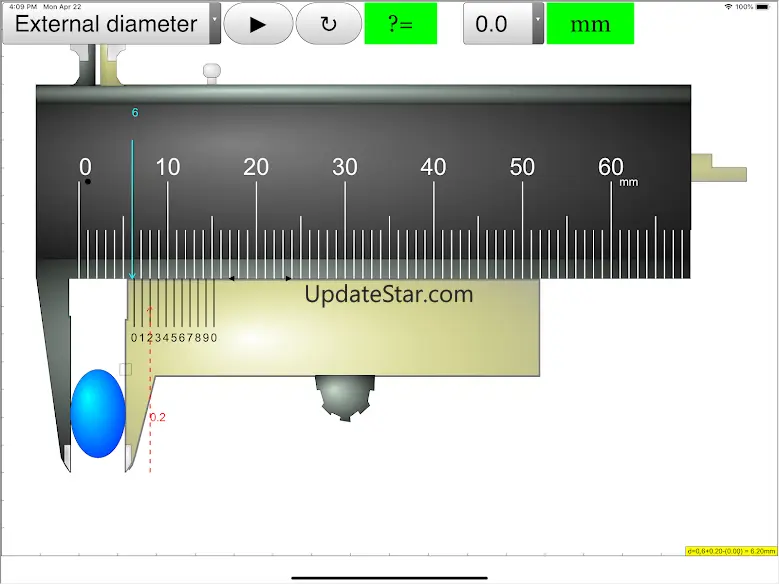 Vernier Calipers Simulator 0.1.15