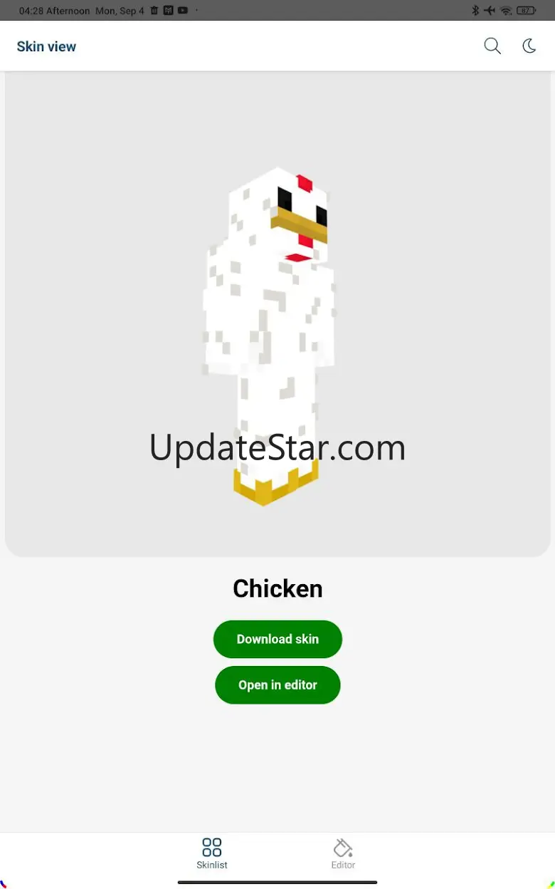 Minecraft skins (+skin editor) 1.0.0