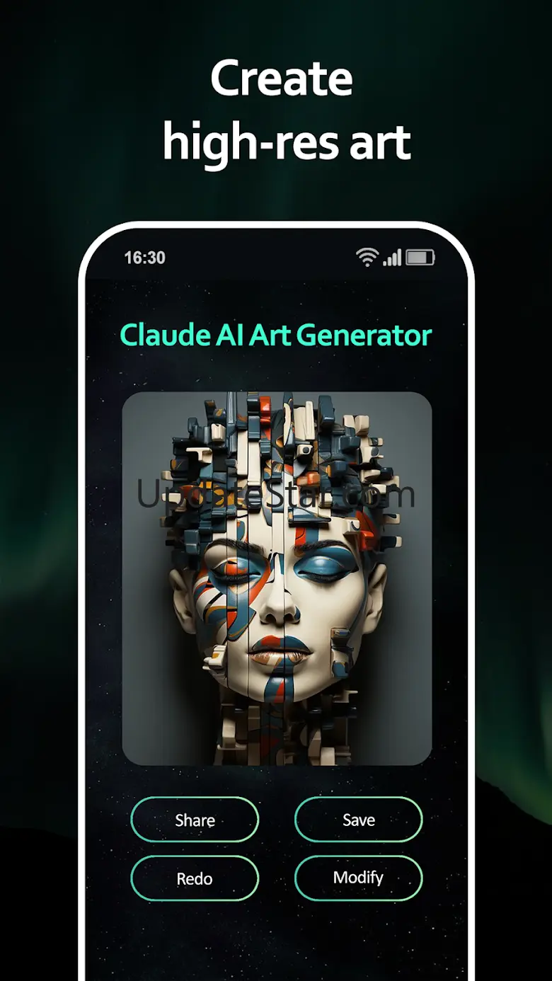 Claude 2. the AI art generator 1.0.19