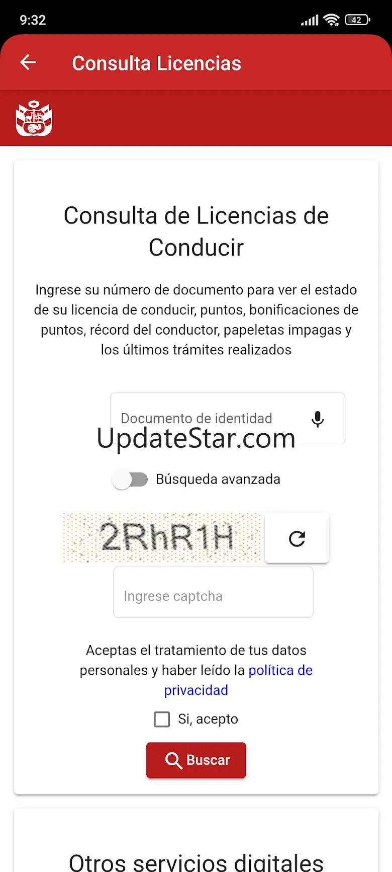Consulta Licencias PE