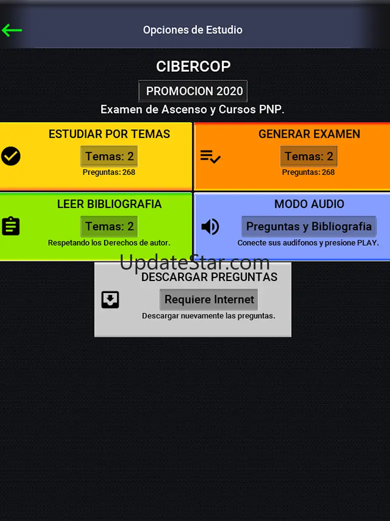 Cibercop: Banco de Preguntas
