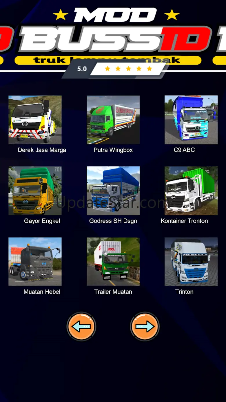 Mod Bussid Truk Lampu Tembak