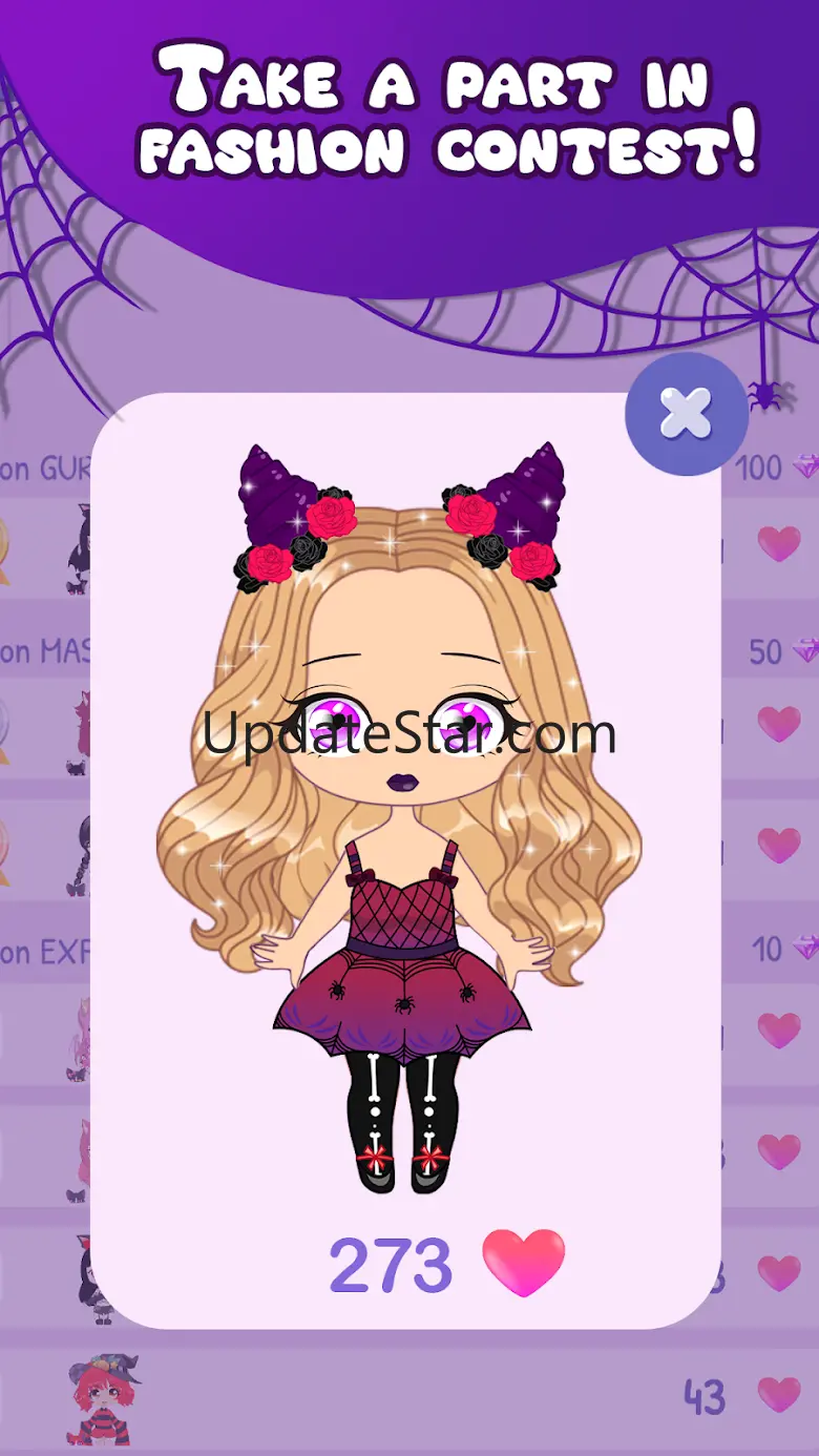 Creepy Gothic Girl Dress Up 1.62