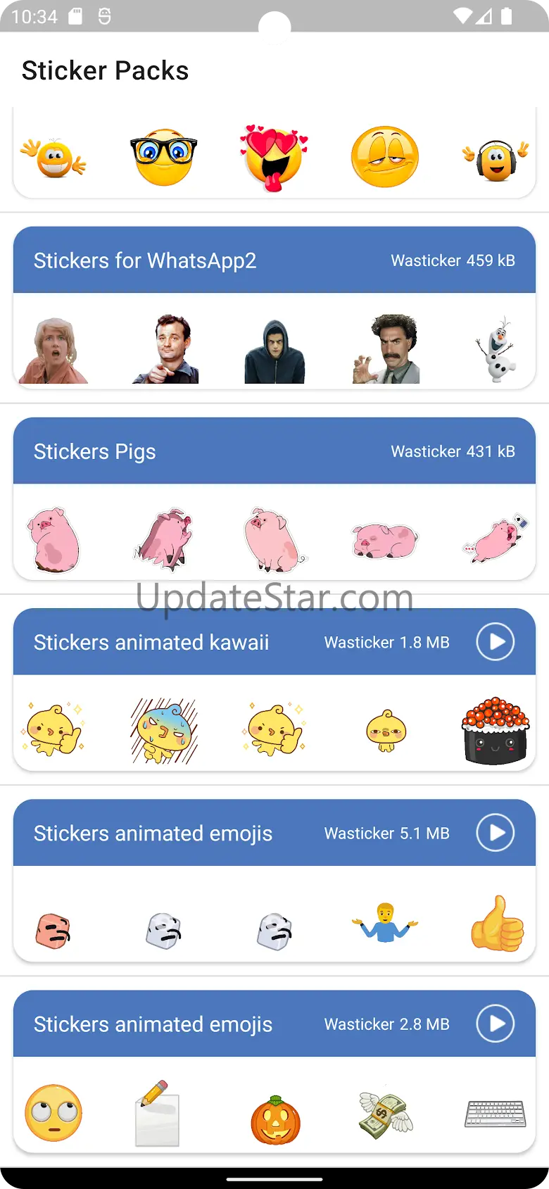 Wasticker emojis for whatsapp 5.2