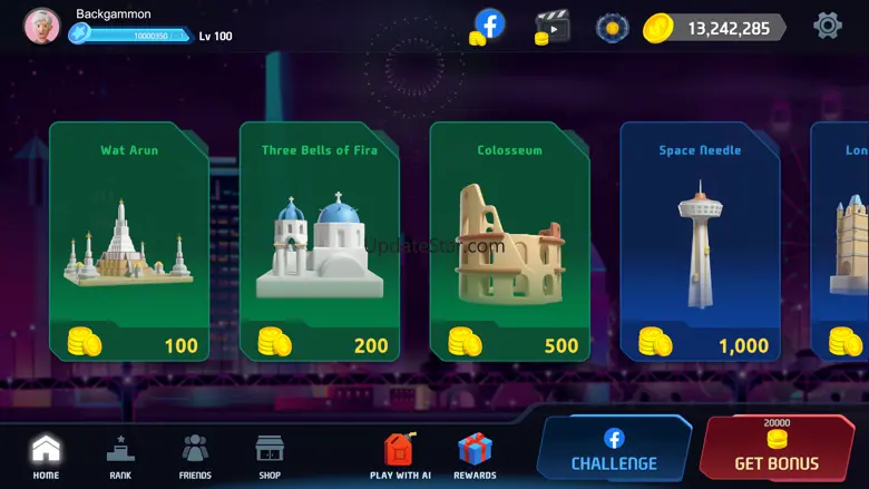 Backgammon 3D Online 1.2