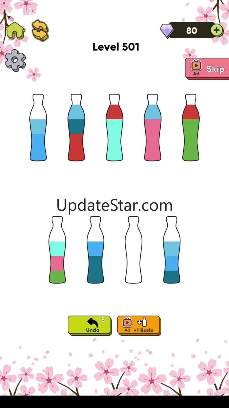 Color Bottle Sort: Water Pour 1.0