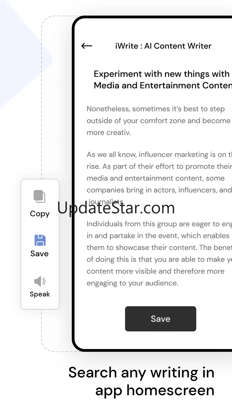 iWrite : AI Content Writer 1.1
