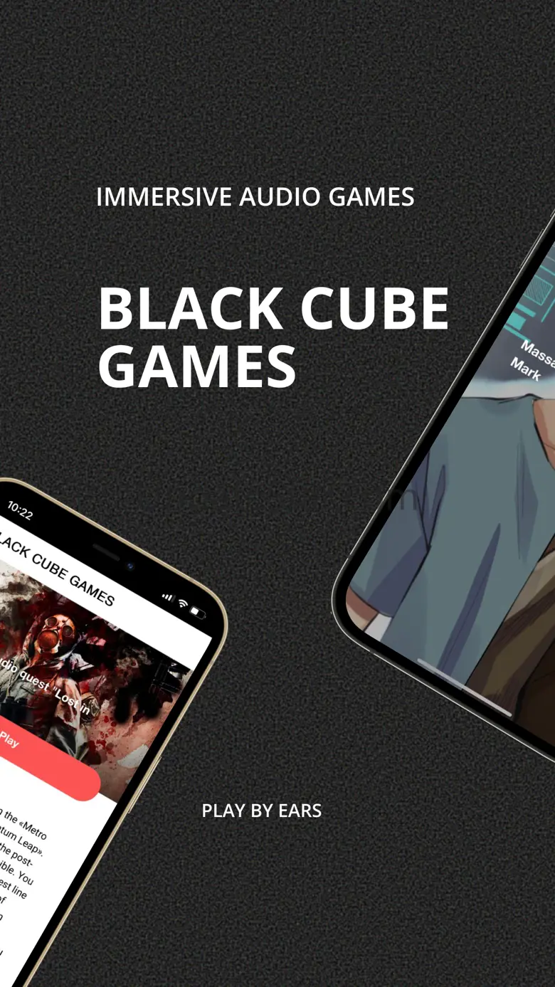 Black cube games | Audio games 1.0