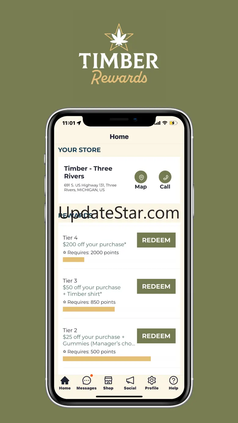 Timber Cannabis Co. Rewards 4.4.497