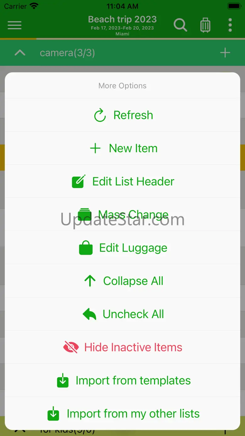 Packing List 2 1.2.5