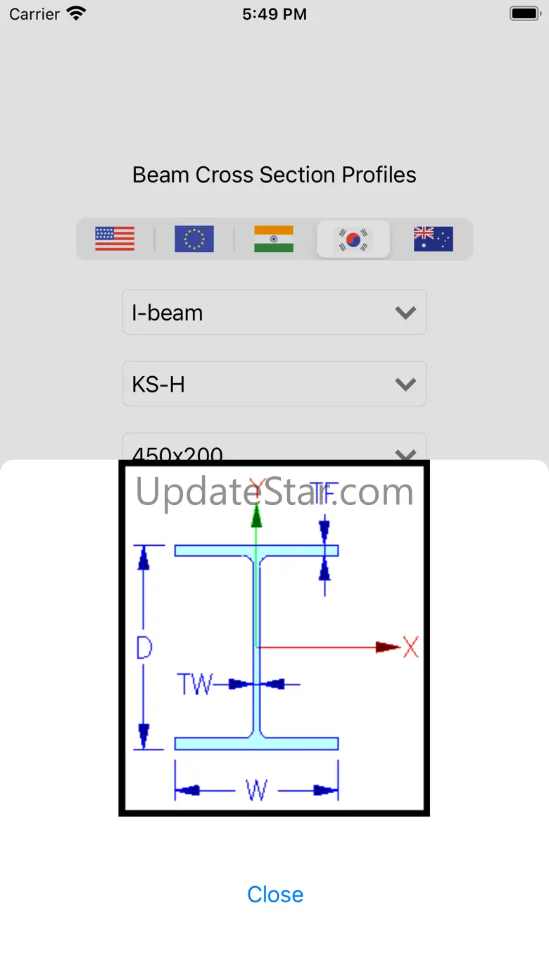 Beam Sections Profiles 1.0