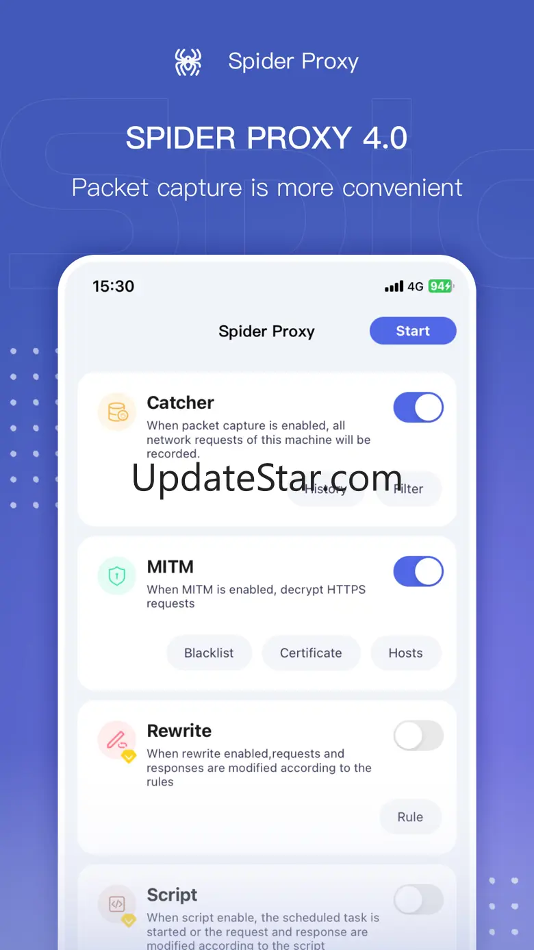 Spider Proxy - HTTP(S) Catcher 4.3.2