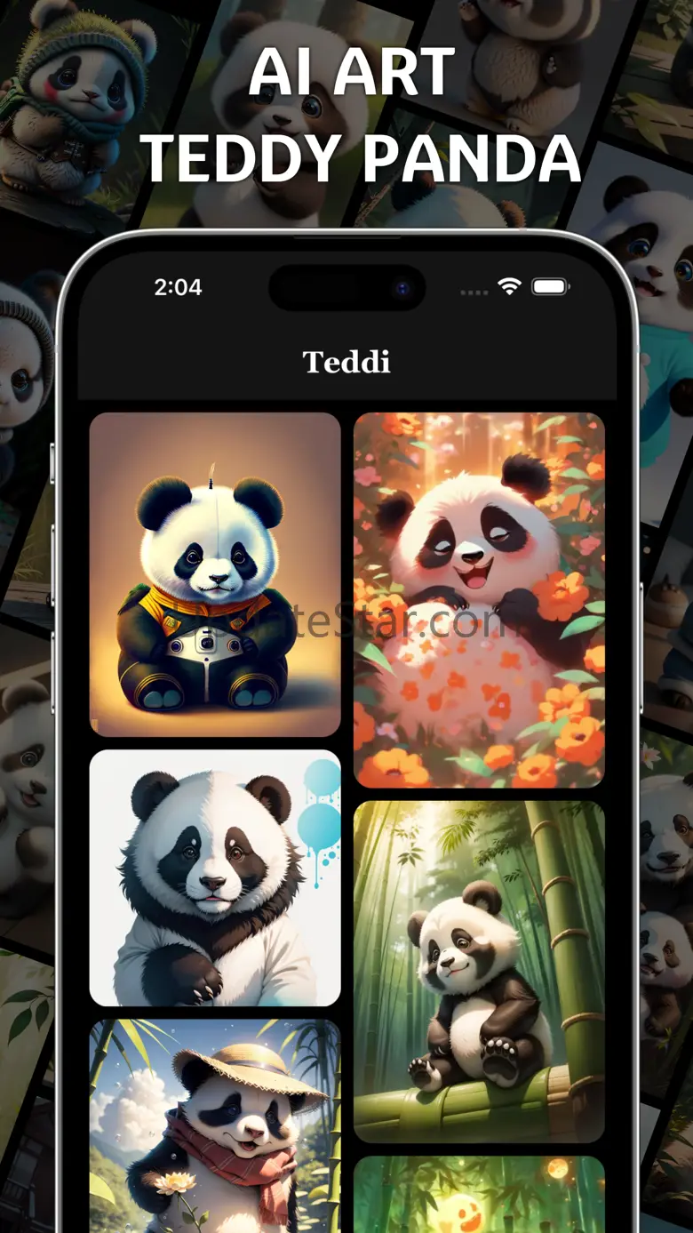 AI Art Teddy Panda - Teddi 1.1