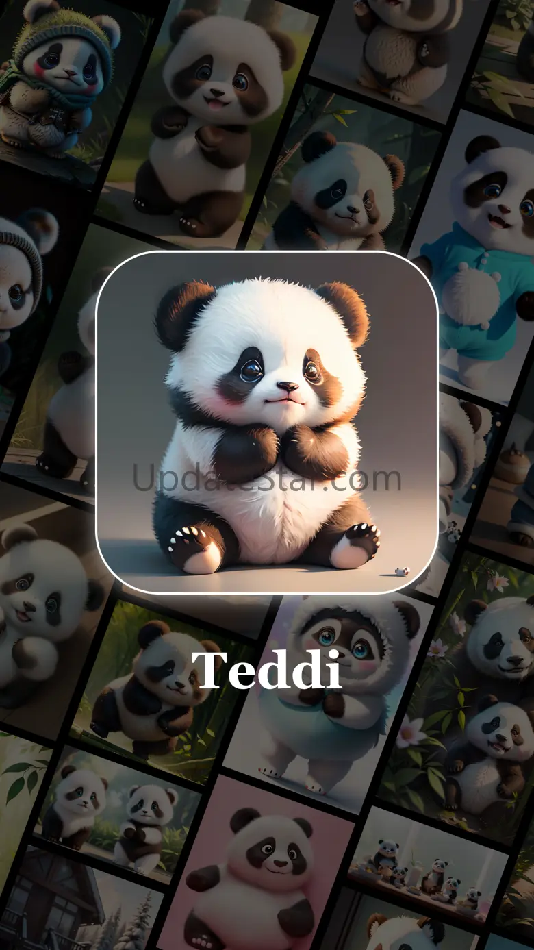 AI Art Teddy Panda - Teddi 1.1