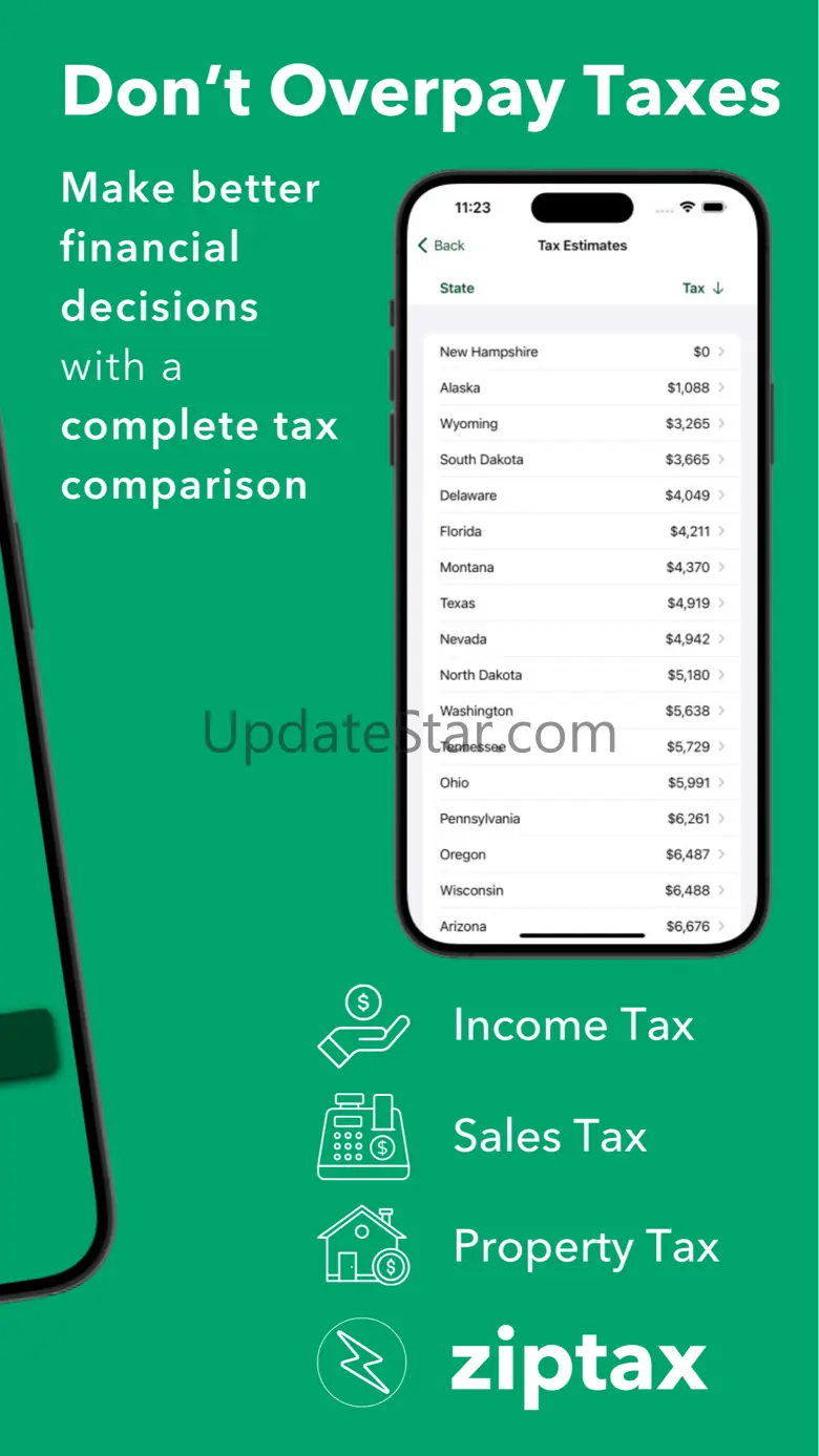 ZipTax: State Tax Calculator 1.1