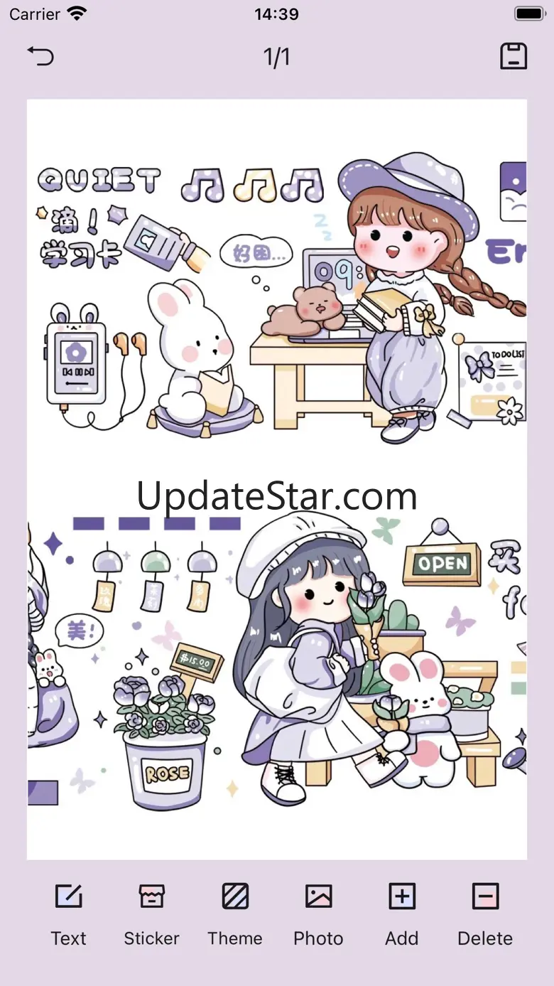 Mini journal - Cute diary 1.3
