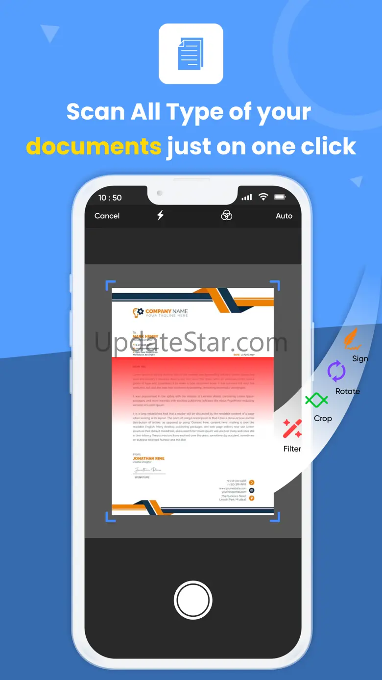 AI Scanner, Scan Document 2.4.2