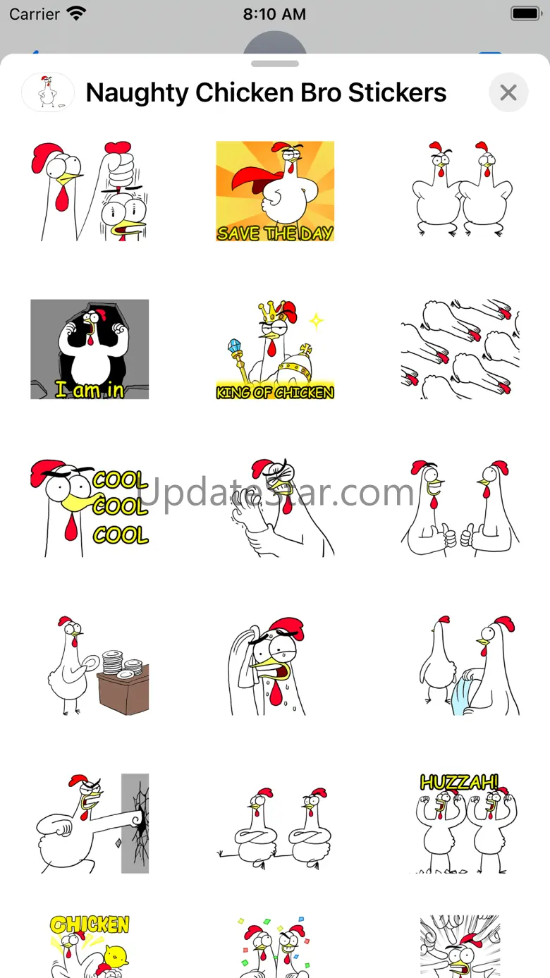 Naughty Chicken Bro Stickers 1.0.3